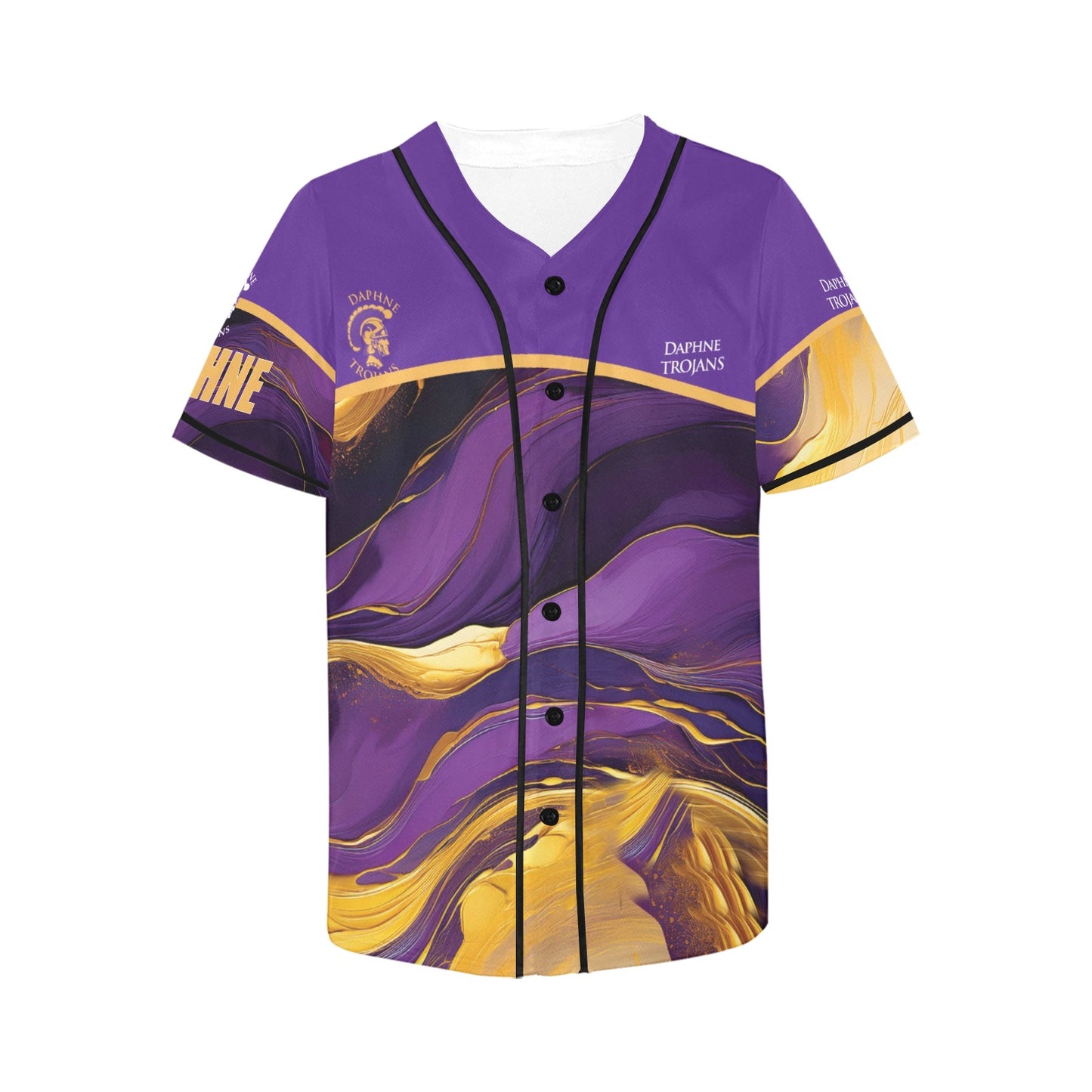 Daphne Wave WOMEN'S All Over Print Baseball Jersey(ModelT50)