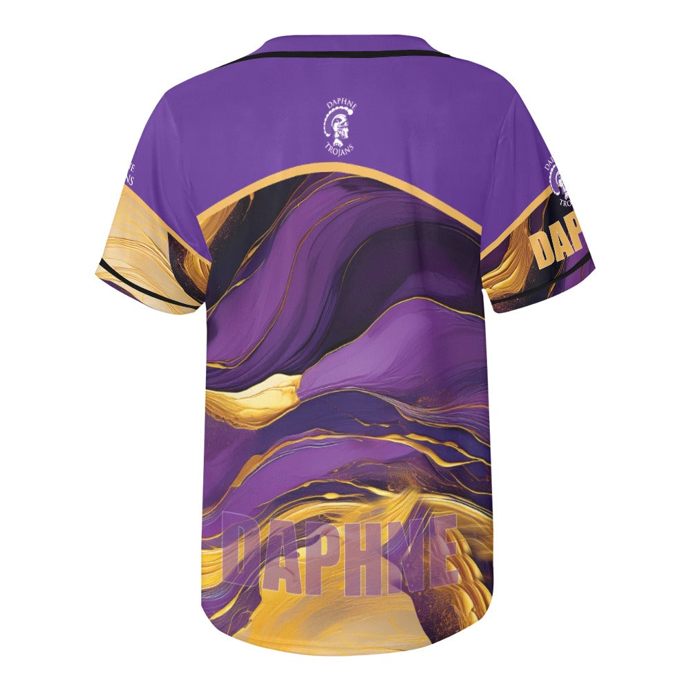 Daphne Wave MEN'S All Over Print Baseball Jersey (T50)