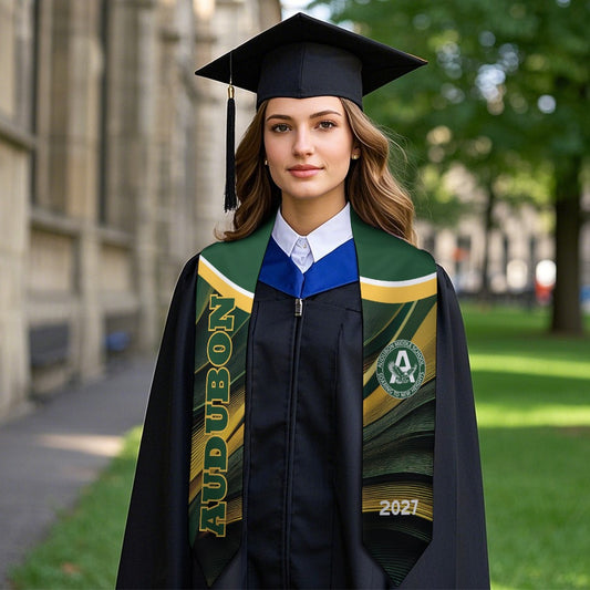 Audubon Graduation shawl