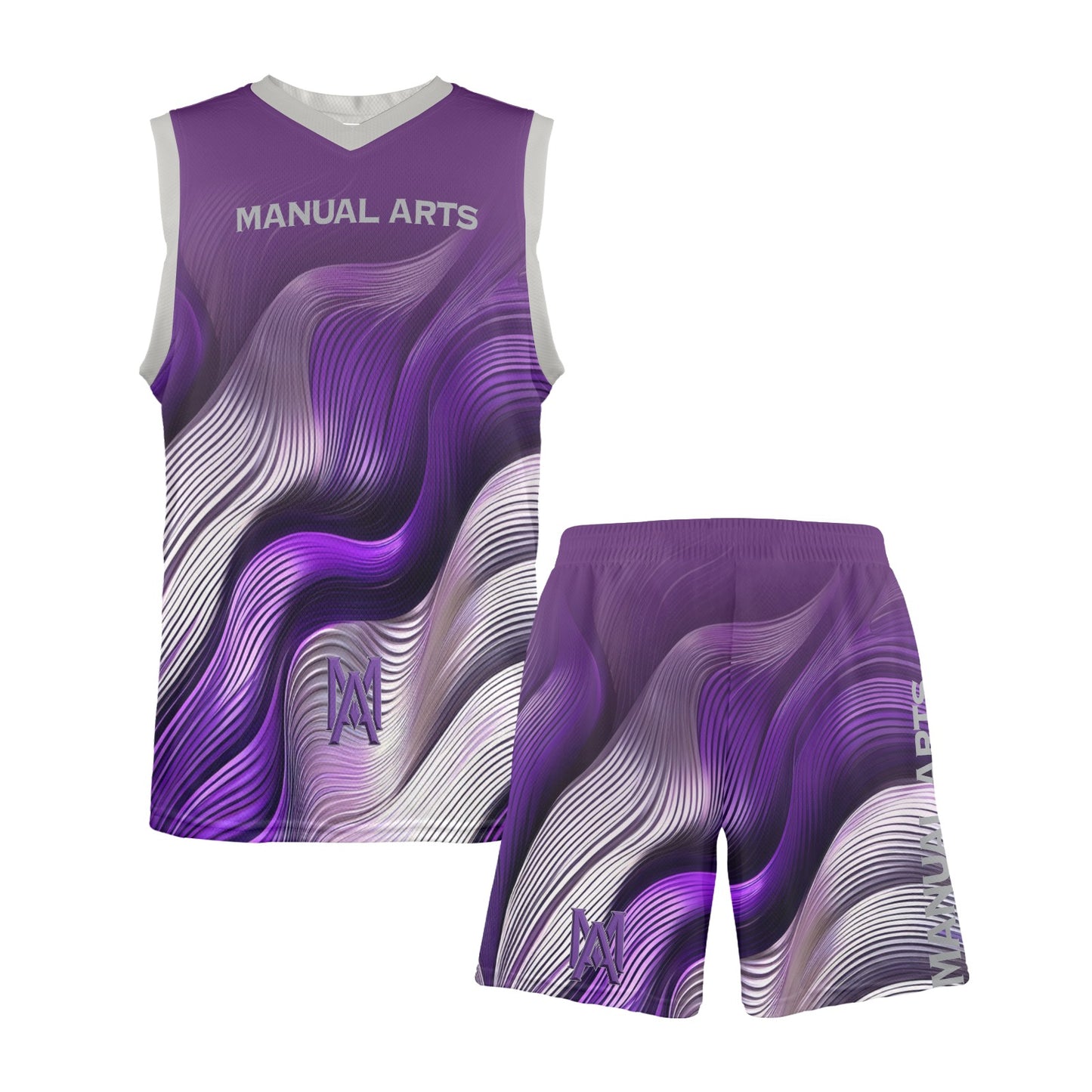 Manual Arts Men's V-Neck Basketball Uniform