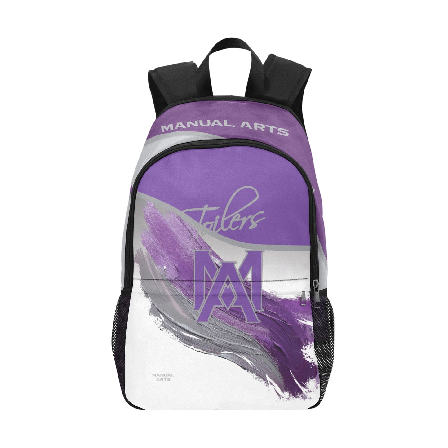 Manual 1 Fabric Backpack with Side Mesh Pockets (1659)