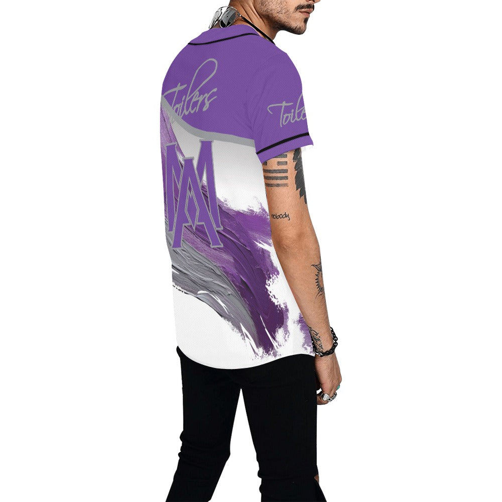 Manual Paint MEN'S All Over Print Baseball Jersey (T50)