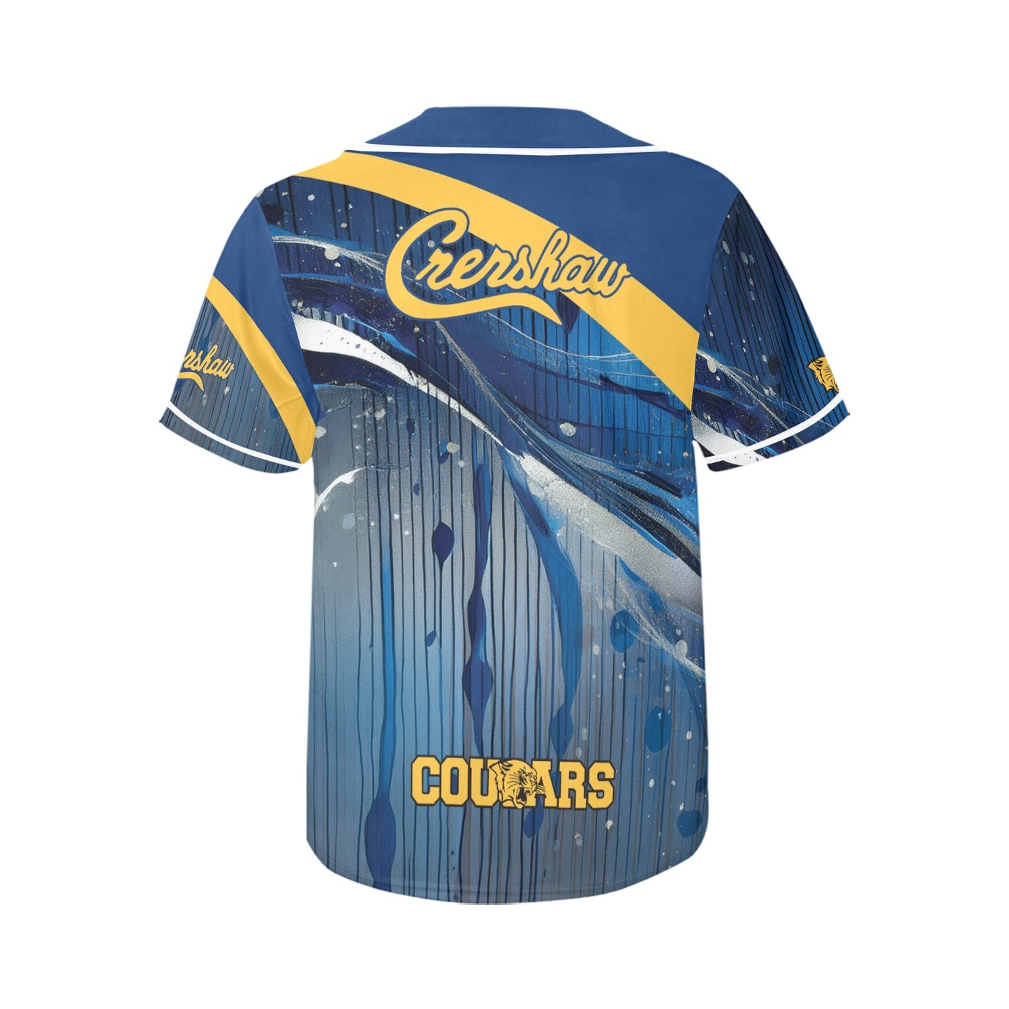 Crenshaw Women's All Over Print Baseball Jersey(ModelT50)