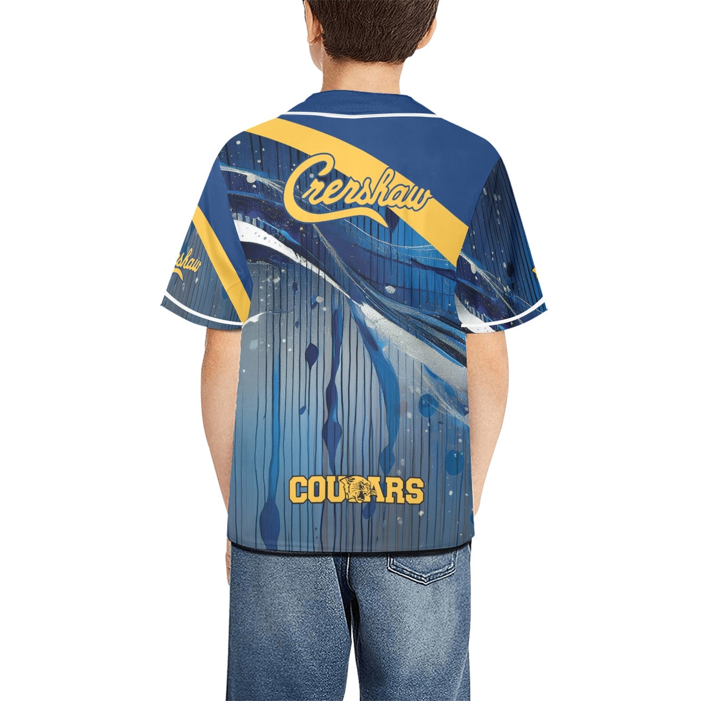 Crenshaw KIDS All Over Print Baseball Jersey(ModelT50)