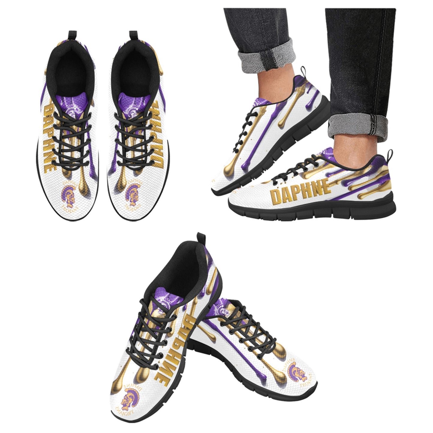 Daphne Drip WOMEN'S Breathable Sneakers (Model 055)