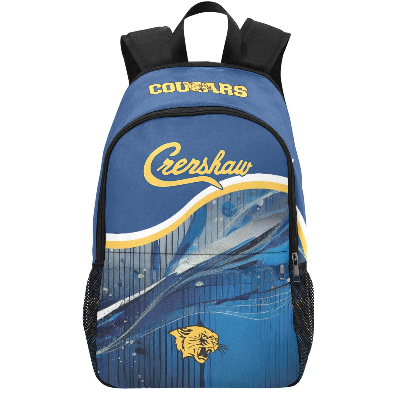 Crenshaw Fabric Backpack with Side Mesh Pockets (1659)