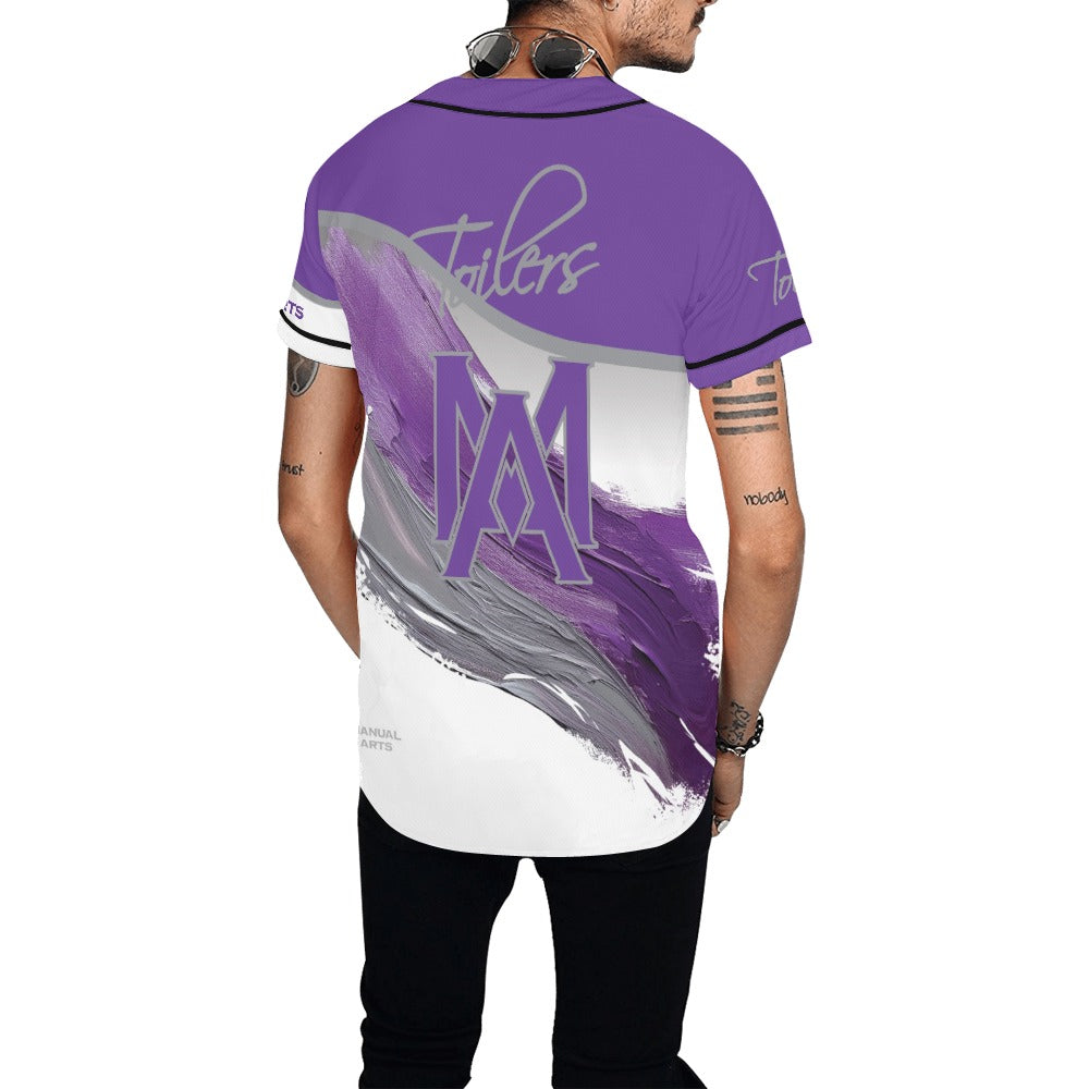 Manual Paint MEN'S All Over Print Baseball Jersey (T50)