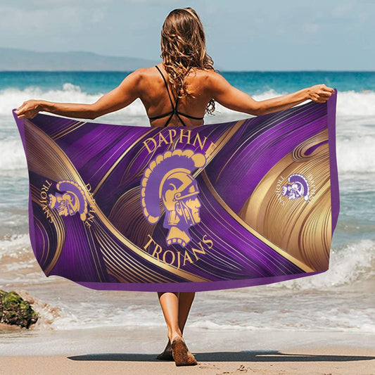 Daphne Beach Towel  Suede 30"x 60"