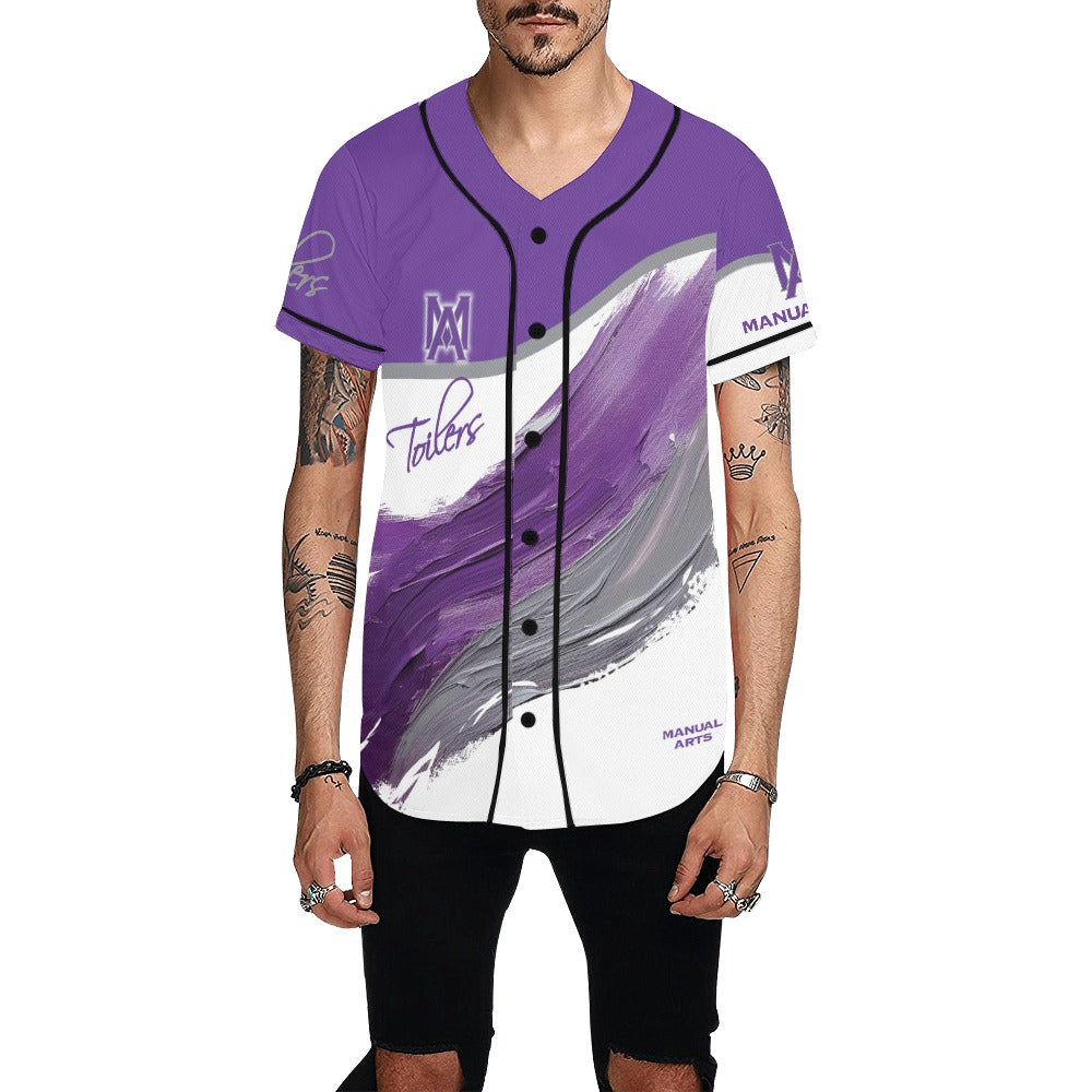 Manual Paint MEN'S All Over Print Baseball Jersey (T50)