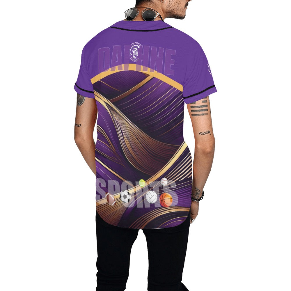 Daphne Lines MEN'S All Over Print Baseball Jersey (T50)