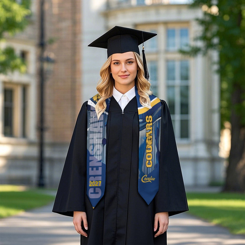 Crenshaw Graduation shawl
