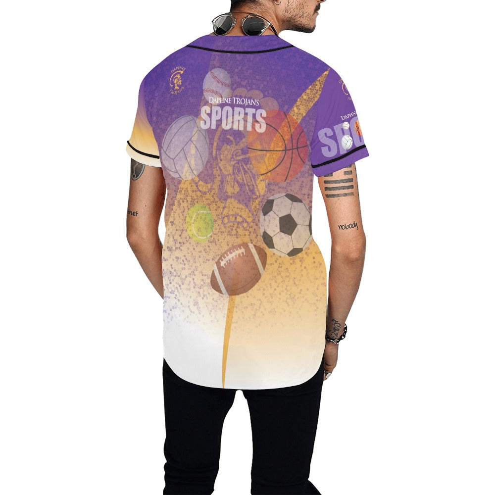 Daphne Splatter MEN'S All Over Print Baseball Jersey (T50)