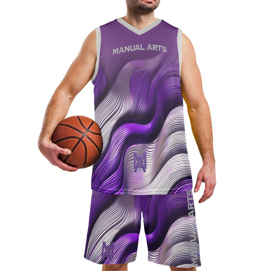 Manual Arts Men's V-Neck Basketball Uniform