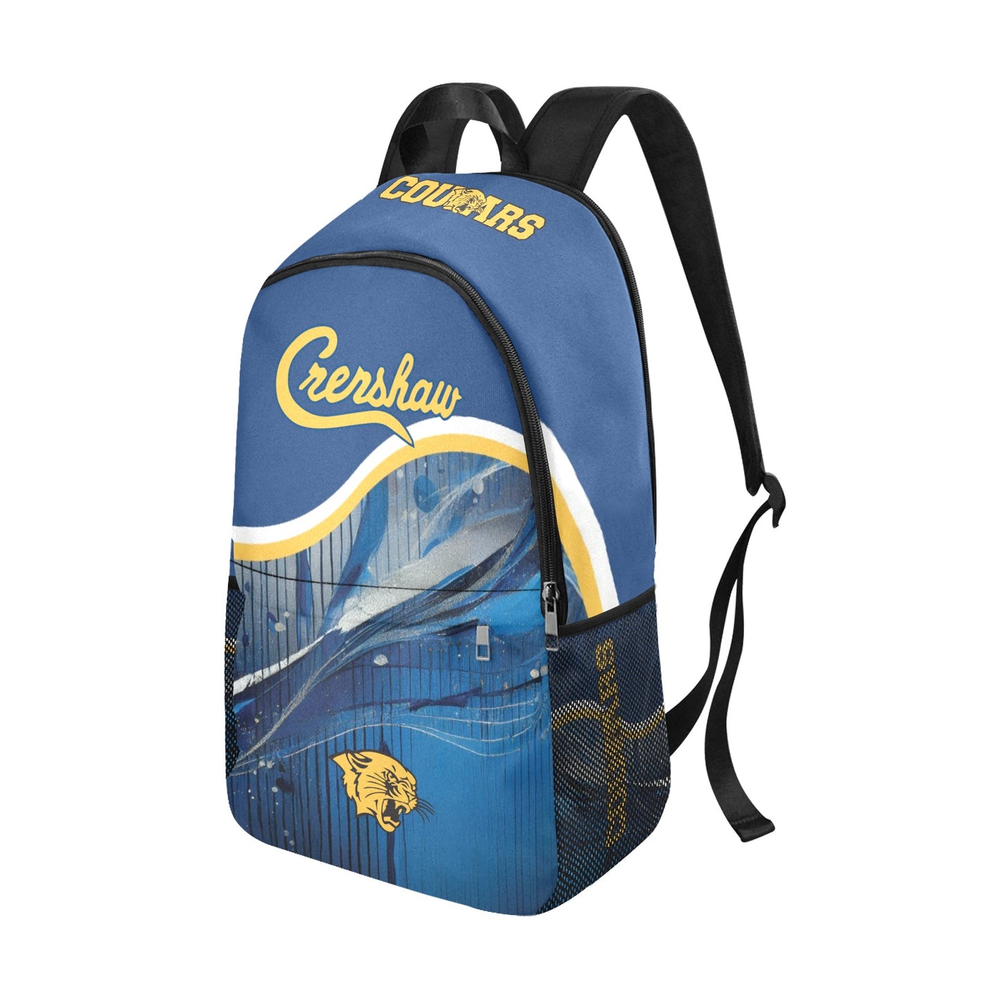 Crenshaw Fabric Backpack with Side Mesh Pockets (1659)