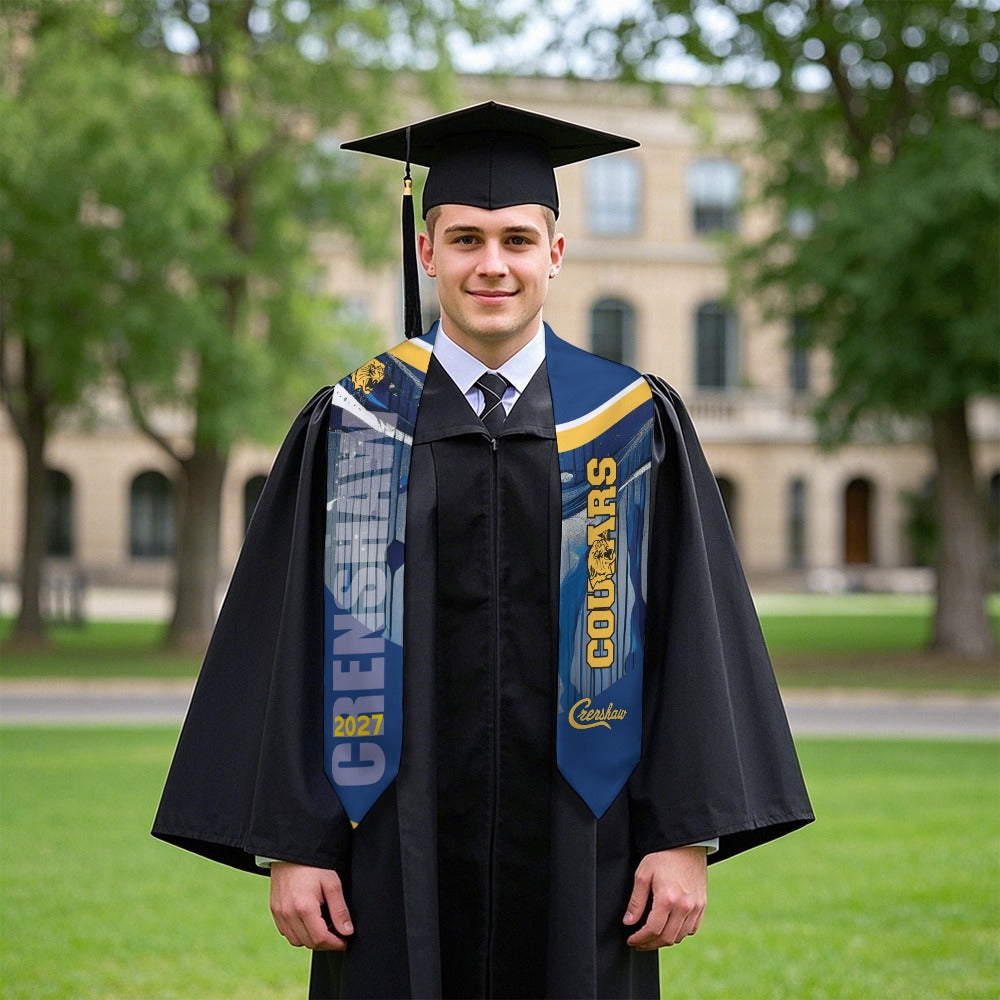 Crenshaw Graduation shawl