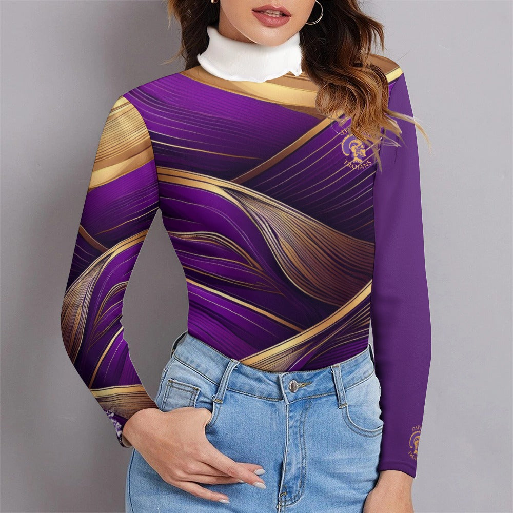 Daphne Women's Long Sleeve Lapel Sweater