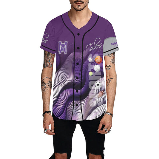 Manual Wave MEN'S All Over Print Baseball Jersey (T50)