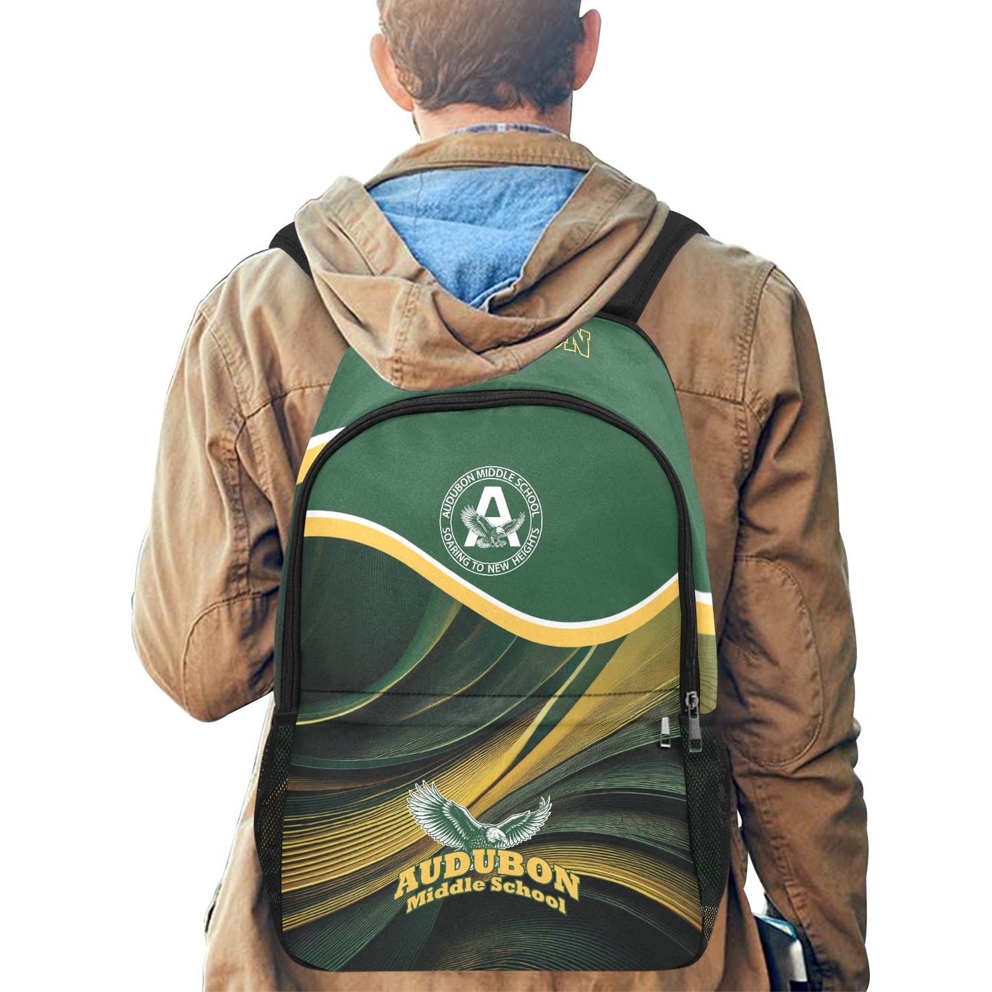 Audubon Fabric Backpack with Side Mesh Pockets (1659)