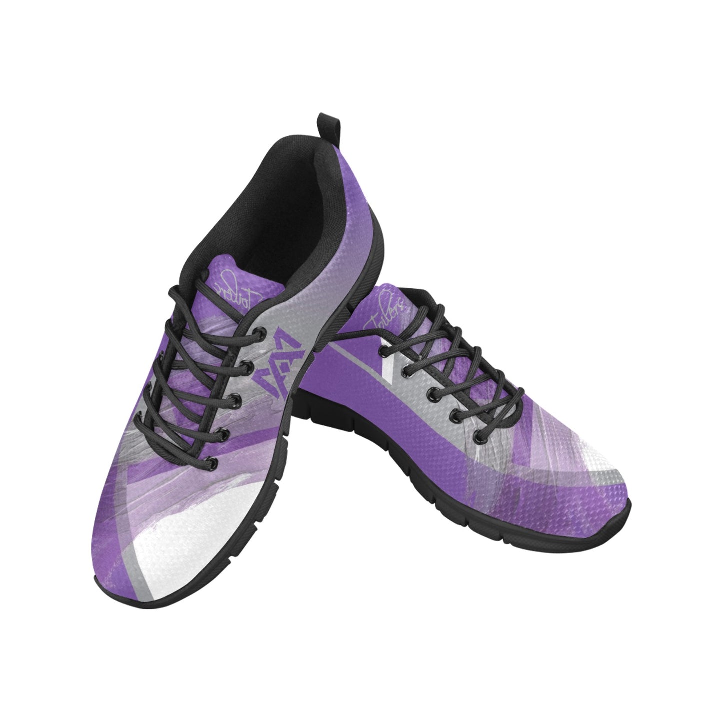 Manual Paint Women's Breathable Sneakers (Model 055)