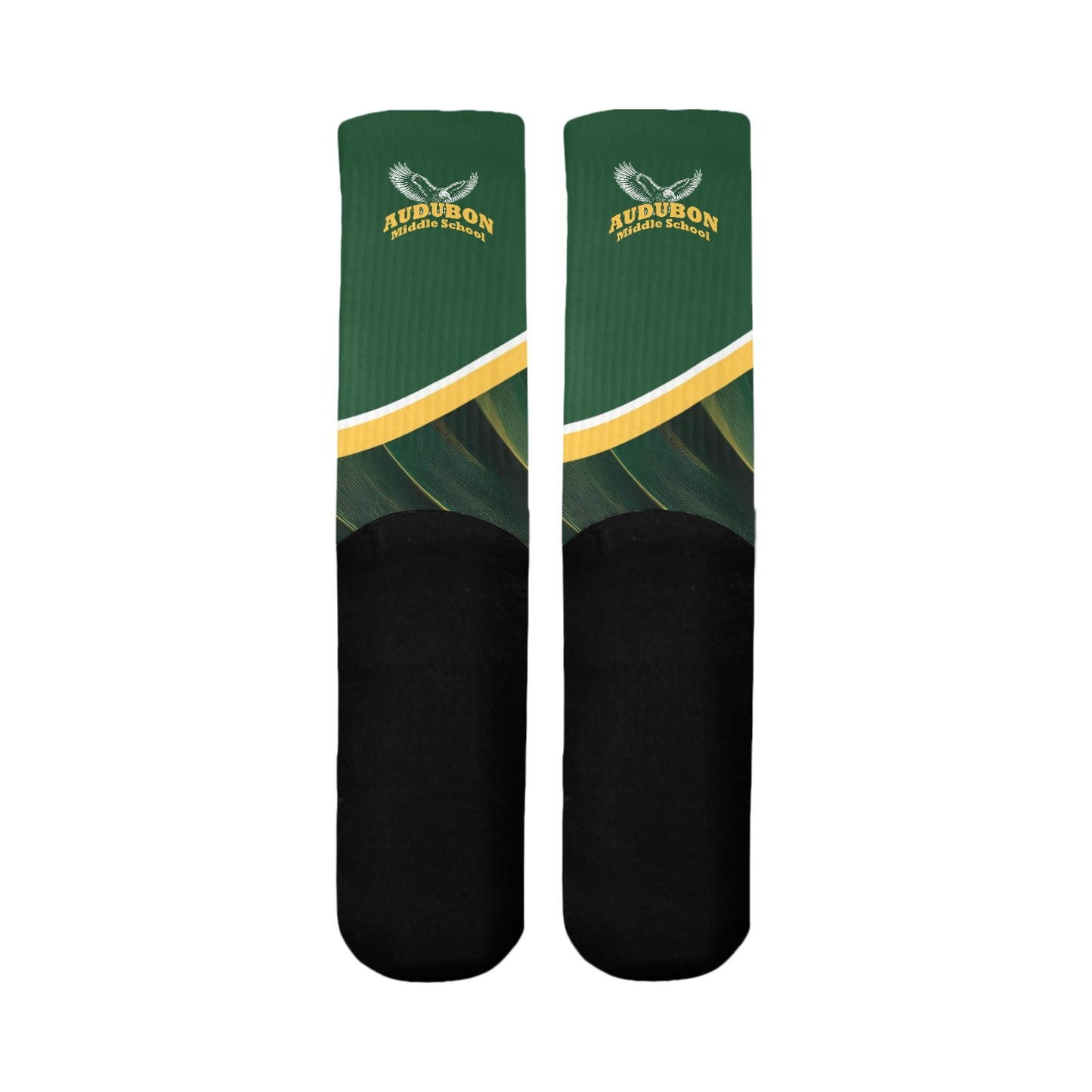 Audubon Mid-Calf Socks (Black Bottom)
