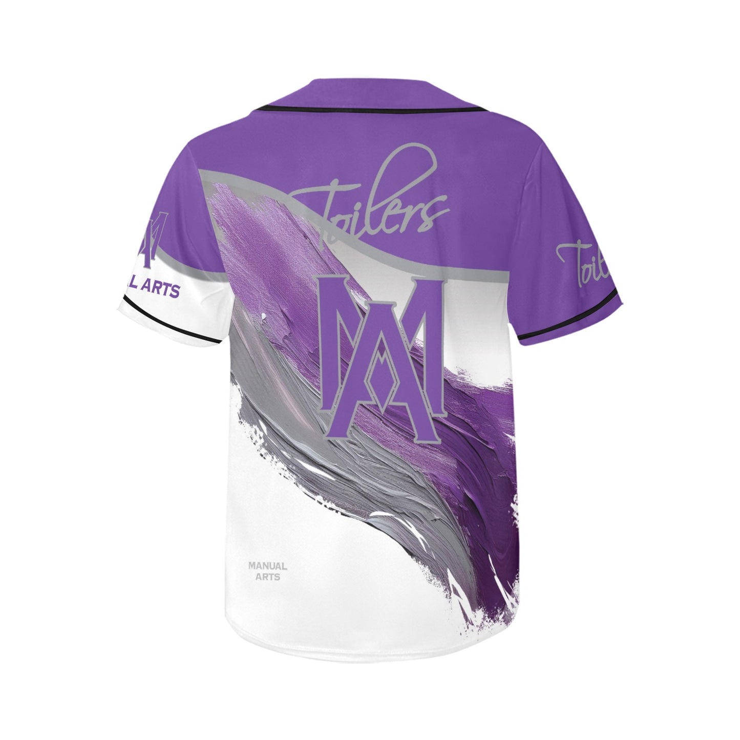 Manual Paint WOMEN'S All Over Print Baseball Jersey(ModelT50)
