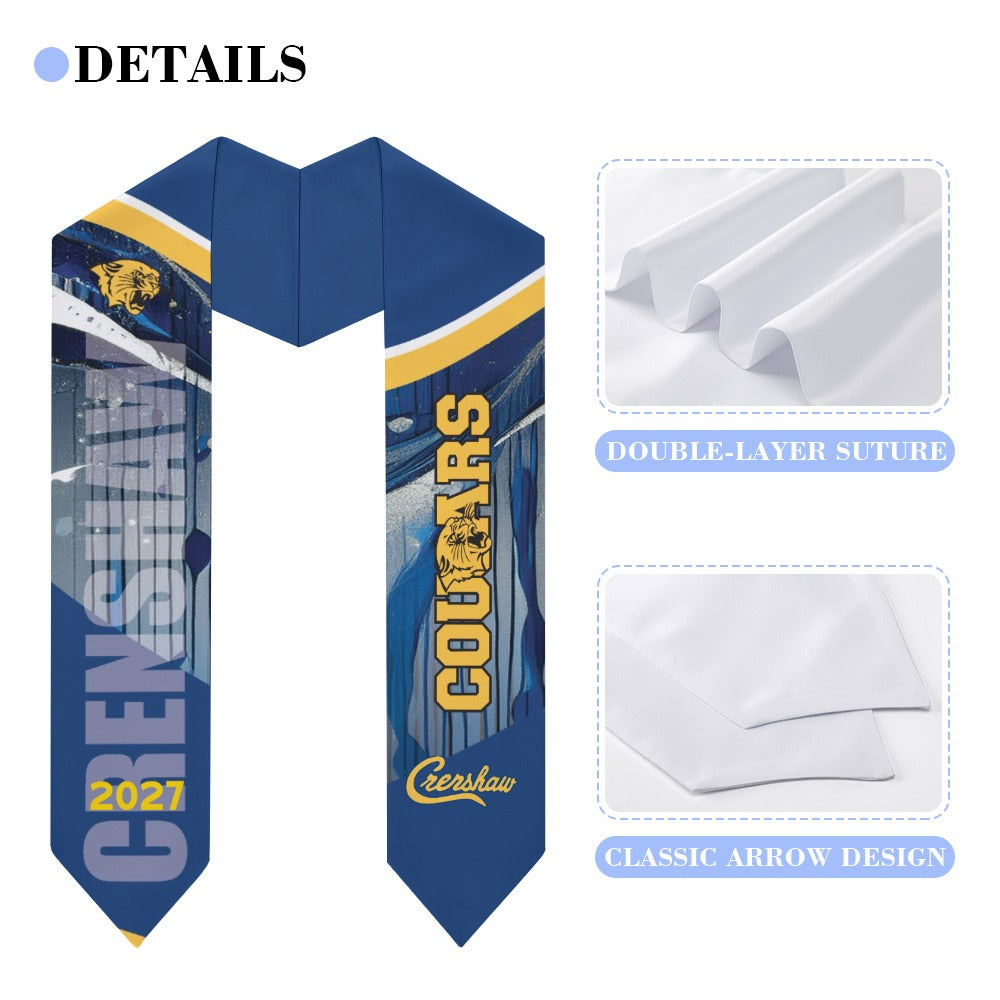 Crenshaw Graduation shawl