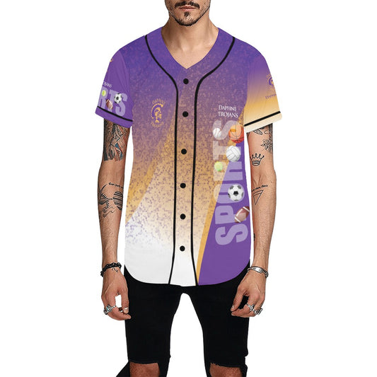 Daphne Splatter MEN'S All Over Print Baseball Jersey (T50)