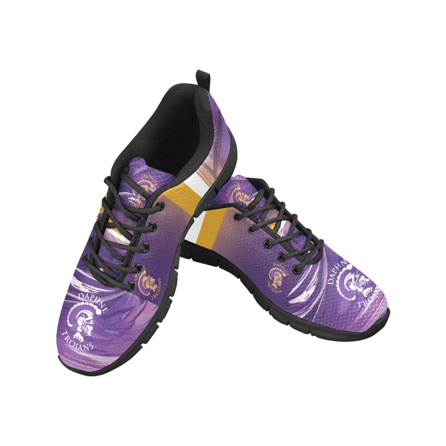 Daphne Gold MEN'S Breathable Sneakers (Model 055)