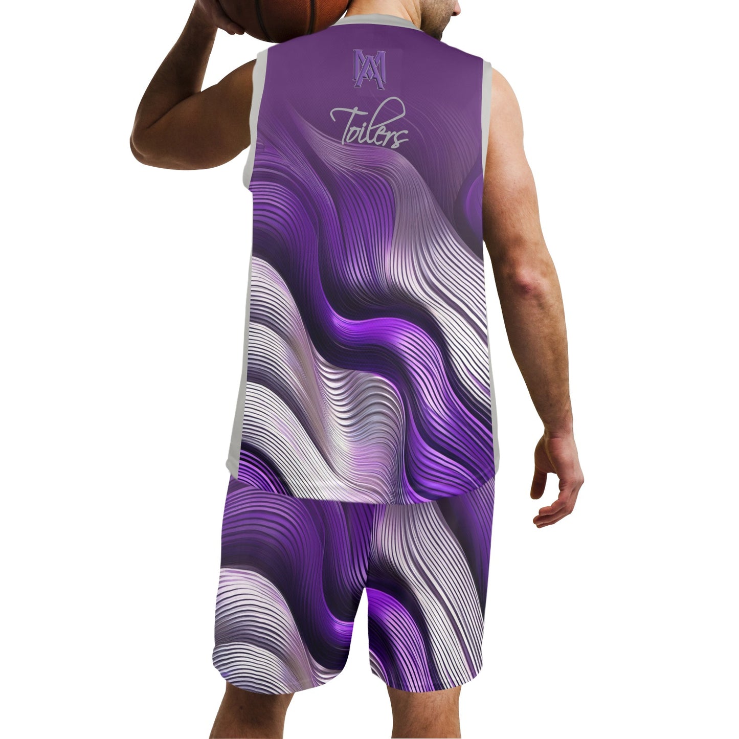 Manual Arts Men's V-Neck Basketball Uniform