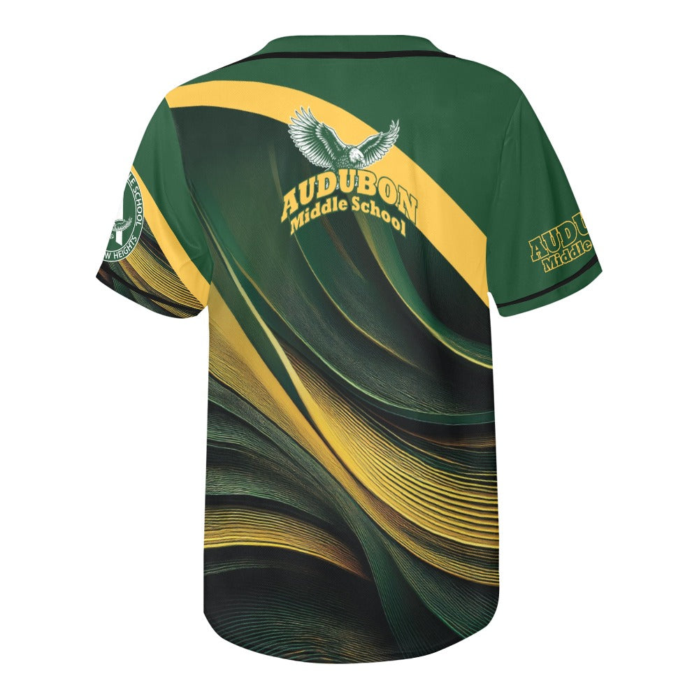 Audubon Adult Men's All Over Print Baseball Jersey (T50)