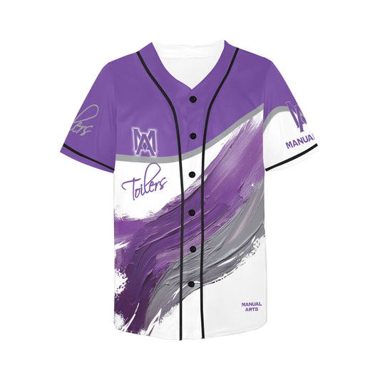 Manual Paint WOMEN'S All Over Print Baseball Jersey(ModelT50)