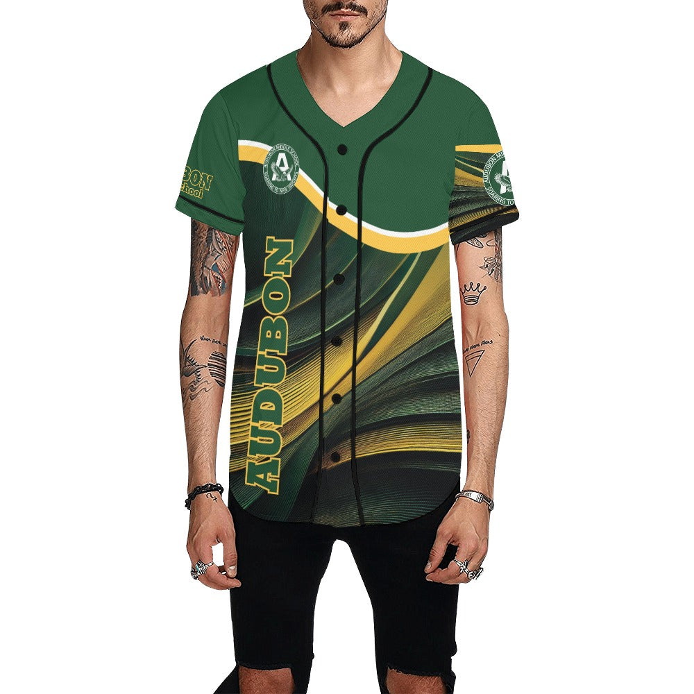 Audubon Adult Men's All Over Print Baseball Jersey (T50)