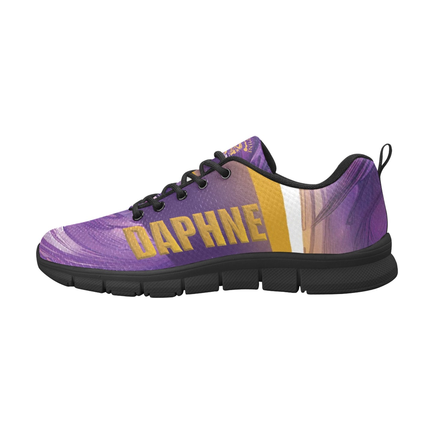 Daphne Gold MEN'S Breathable Sneakers (Model 055)