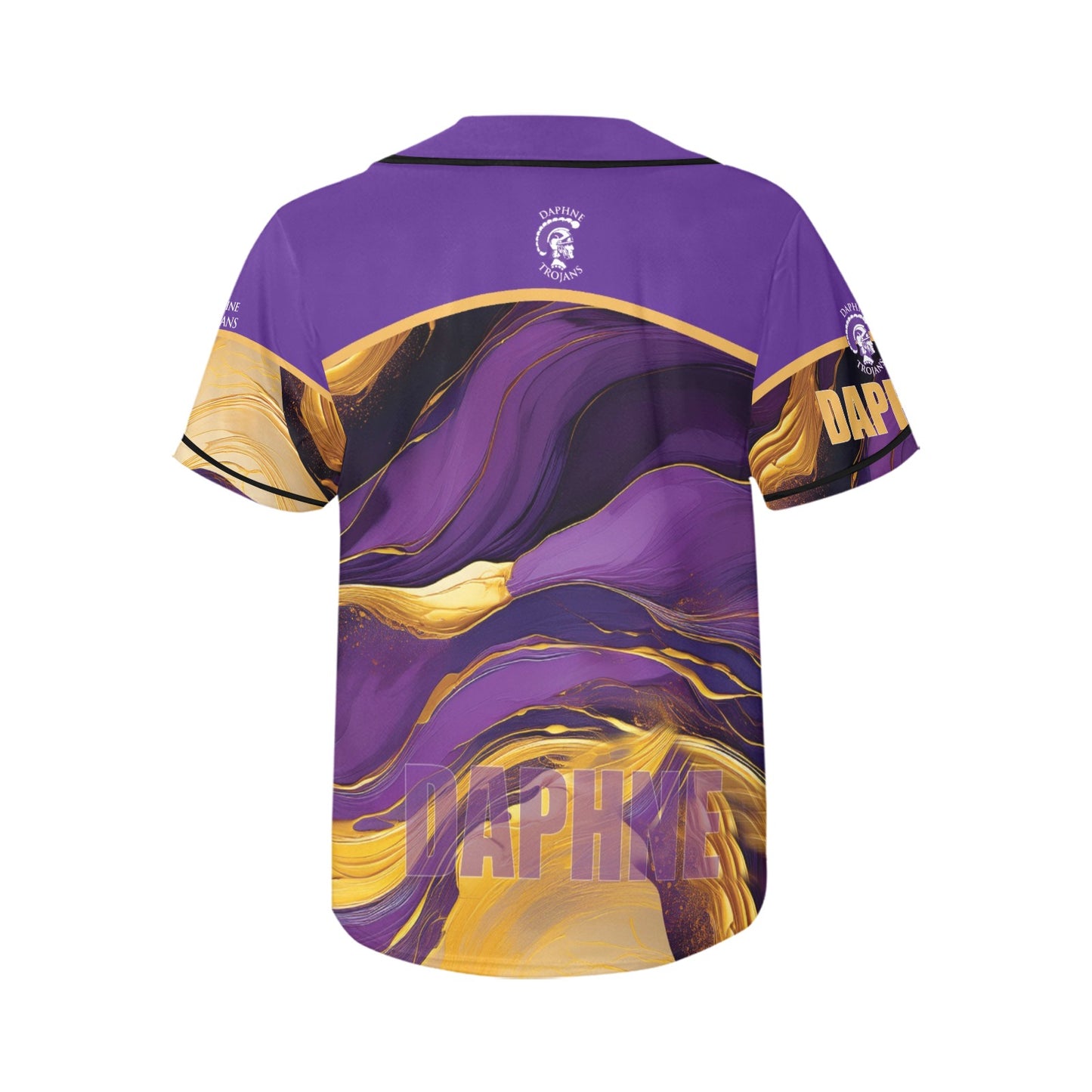 Daphne Wave WOMEN'S All Over Print Baseball Jersey(ModelT50)