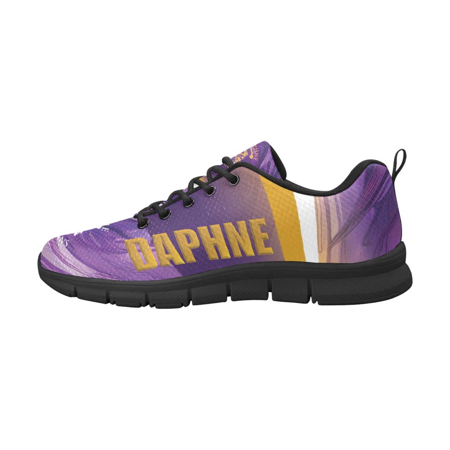 Daphne Gold WOMEN'S Breathable Sneakers (Model 055)