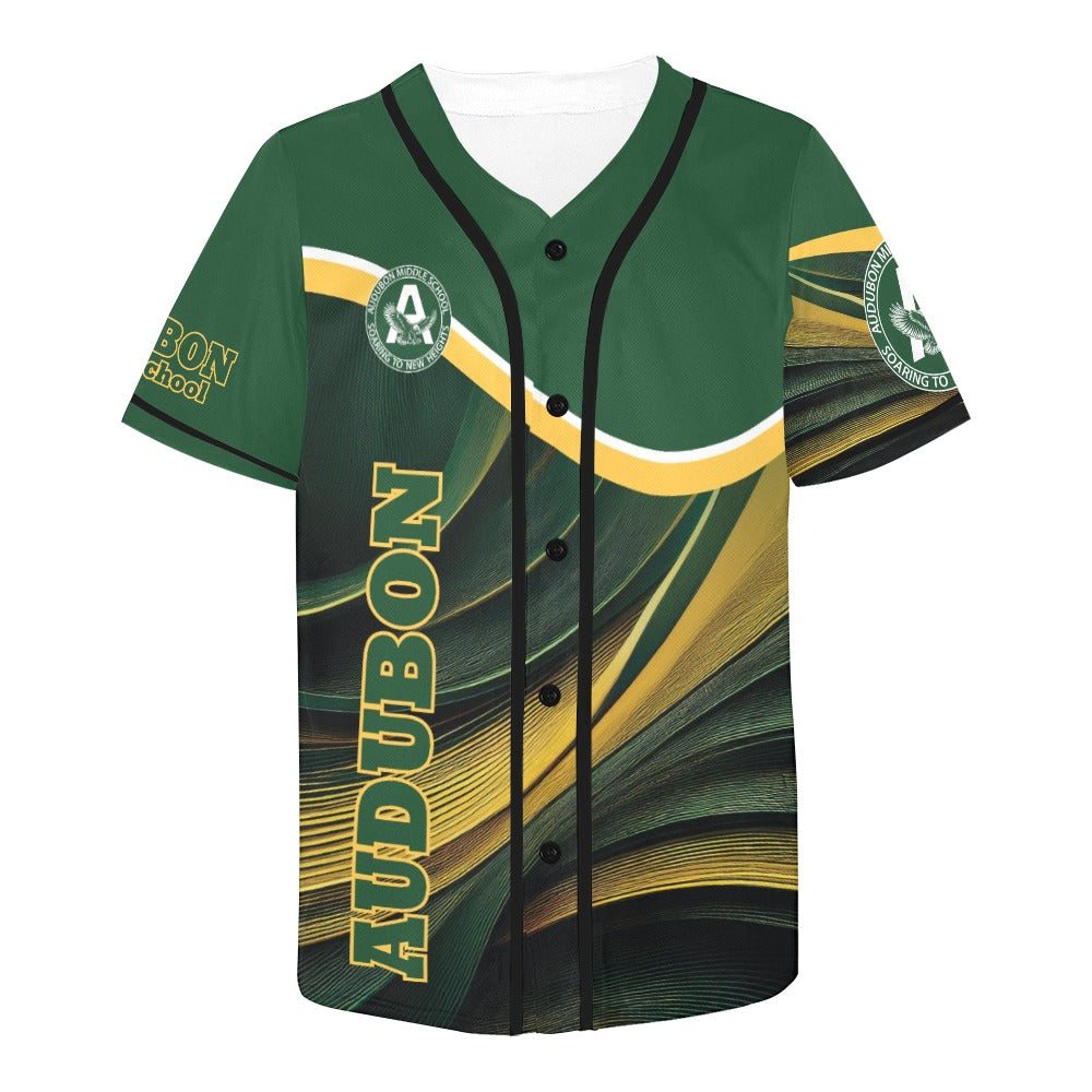Audubon Adult Men's All Over Print Baseball Jersey (T50)