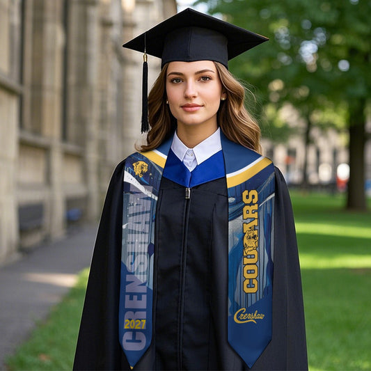 Crenshaw Graduation shawl