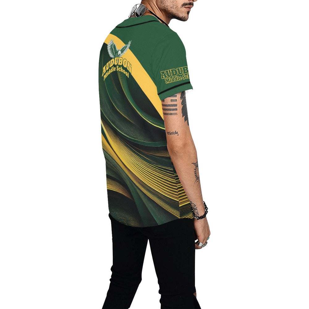 Audubon Adult Men's All Over Print Baseball Jersey (T50)