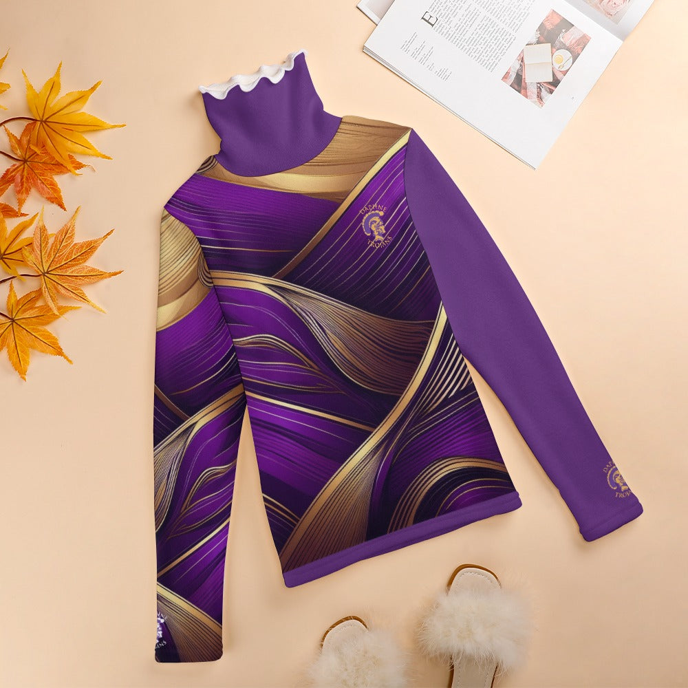Daphne Women's Long Sleeve Lapel Sweater